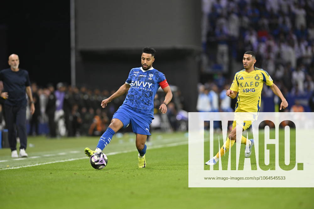 Al Hilal v Al Nassr - Saudi Pro League RIYADH, SAUDI ARABIA - APRIL 04: Salem Al-Dawsari of Al Hilal competes during the Saudi Pro League match between Al Hilal v Al Nassr in the Kingdom Arena on April 04, 2025 in Riyadh, Saudi Arabia. Riyad Suudi Arabistan. Editorial use only. Please get in touch for any other usage.