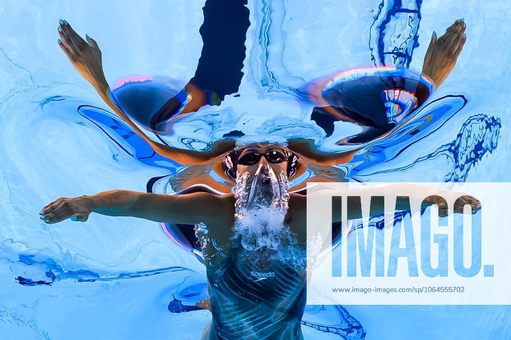 Anna Elendt of Germany competes in womens 100 meters breaststroke swimming semifinal during day 18 of the World Aquatics Championships on July 28, 2025 in Singapore Photo Joel Marklund BILDBYRAN kod JM JM0711 bbeng simning swimming svomming sim vm vm sim vm 2025 world aquatics championships 2025 dam