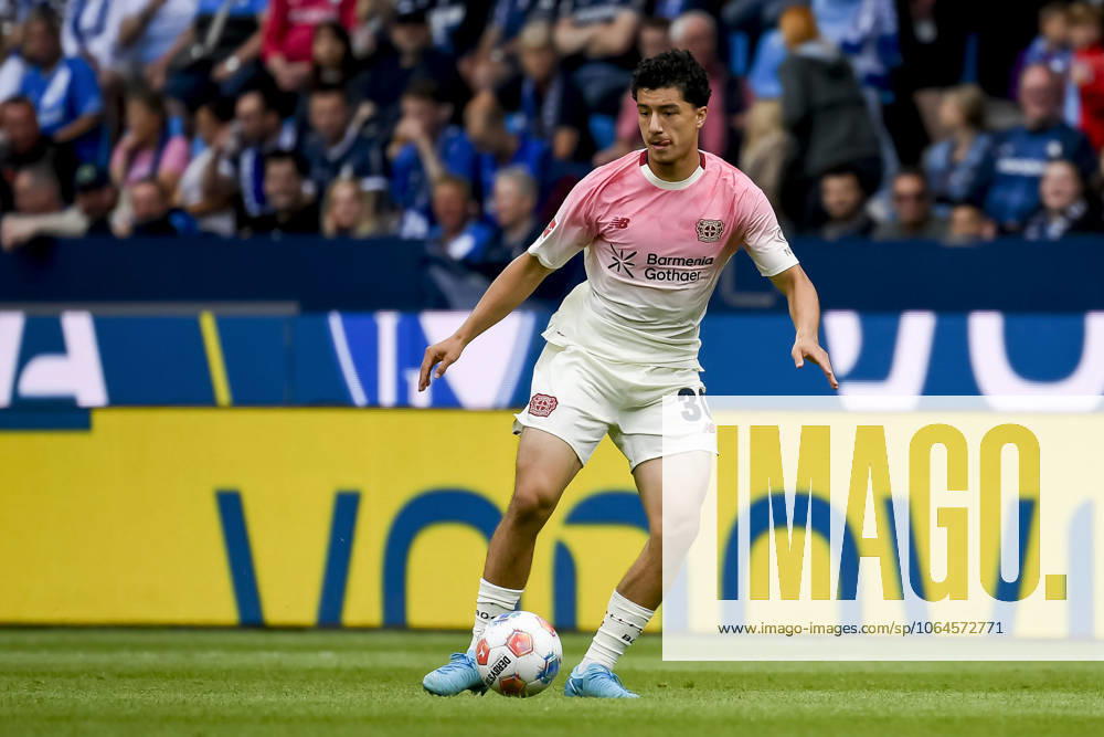 Ibrahim Maza Bayer Leverkusen controls the ball during the Pre Season Friendly Match between VfL Bochum and Bayer 04 Leverkusen , Vonovia Ruhrstadion on July 27, 2025 in Gelsenkirchen, Germany Photo by Max Maiwald DeFodi Images Ibrahim Maza Bayer Leverkusen controls the ball during the Pre Season Friendly Match between VfL Bochum and Bayer 04 Leverkusen at Vonovia Ruhrstadion on July 27, 2025 in Gelsenkirchen Germany Photo by Max Maiwald DeFodi Images DFL regulations prohibit any use of photographs as image sequences and or quasi video Photo by Max Maiwald DeFodi Images