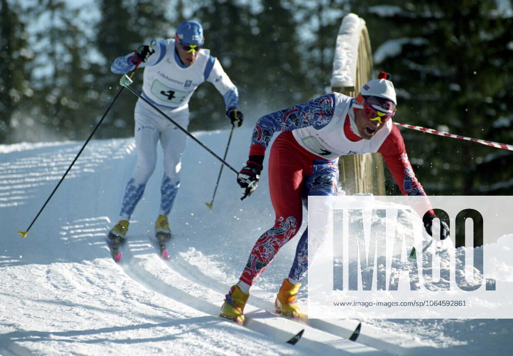 Lillehammer 19940222 Winter Olympics in Lillehammer Mens relay, 4 x 10 km Here Vegard Ulvang, who ran the 2nd leg Norway came in 2nd behind Italy and ahead of Finland The Norwegian team consisted of Sture Sivertsen 1st leg, Vegard Ulvang 2nd leg, Thomas Alsgaard 3rd leg and Bjorn Daehlie 4 stage Photo Gorm Kallestad NTB Lillehammer Norway EDITORIAL U . RESTRICTED USE FOR BETTING COMPANIES Ref:0240159382st