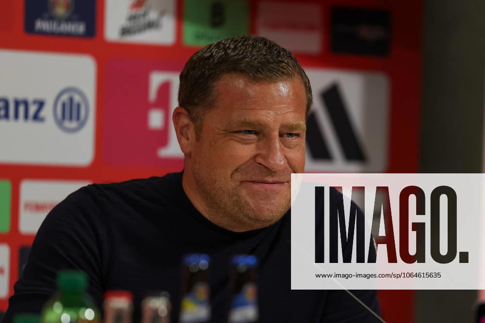 Max Eberl FC Bayern Muenchen, Chief Sports Officer , GER, Presentation Luis Diaz, FC Bayern Muenchen, Football, Press conference, Season 2025 2026, 31 07 2025, GER, Presentation Luis Diaz, FC Bayern Muenchen, Football, Press conference, Season 2025 2026, 31 07 2025 Muenchen