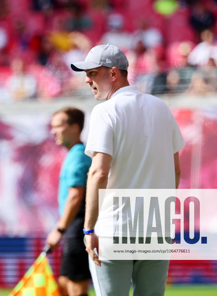 RB Leipzig Bergamo Test Match Leipzig, 02 08 2025, Red Bull Arena, Soccer, Test Match , RB Leipzig DEU vs Atalanta Bergamo ITA 1 2 1 0 , In the picture Coach Ole Werner RB Leipzig , Picture Point