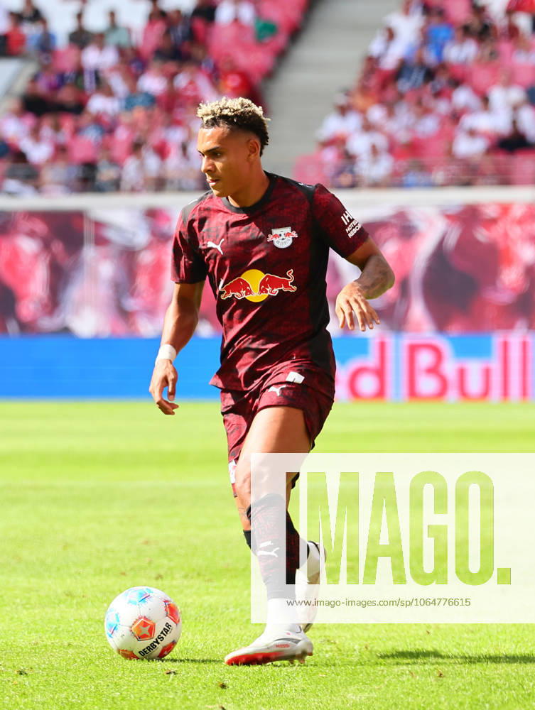 RB Leipzig Bergamo Test Match Leipzig, 02 08 2025, Red Bull Arena, Soccer, Test Match , RB Leipzig DEU vs Atalanta Bergamo ITA , In the picture Antonio Nusa 7, RB Leipzig , Picture Point