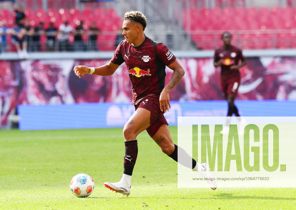 RB Leipzig Bergamo Test Match Leipzig, 02 08 2025, Red Bull Arena, Soccer, Test Match , RB Leipzig DEU vs Atalanta Bergamo ITA 1 2 1 0 , In the picture Antonio Nusa 7, RB Leipzig , Picture Point