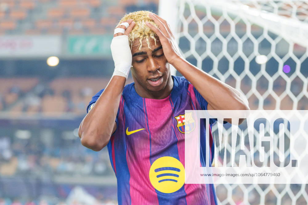 FC Barcelona, Barca 2025 Asia Tour Edition ( Daegu FC vs FC Barcelona - 2025-08-04 ) DAEGU, SOUTH KOREA, AUG 04: Lamine Yamal of FC Barcelona during the FC Barcelona 2025 Asia Tour Edition match between Daegu FC and FC Barcelona at the Daegu Stadium in Daegu, South Korea on August 04, 2025. (Editorial Use Only) Daegu the Daegu Stadium South Korea 8222_284805