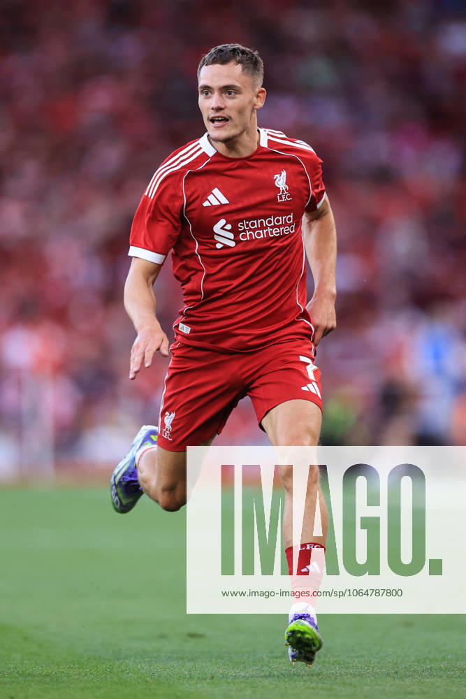 Fußball Vorsaison Freundschaftsspiel Liverpool gegen Athletic Bilbao 4. August 2025 Vorsaison Freundschaftsspiel Liverpool gegen Athletic Bilbao Florian Wirtz von Liverpool Foto Simon Stacpoole Abseits Liverpool UK