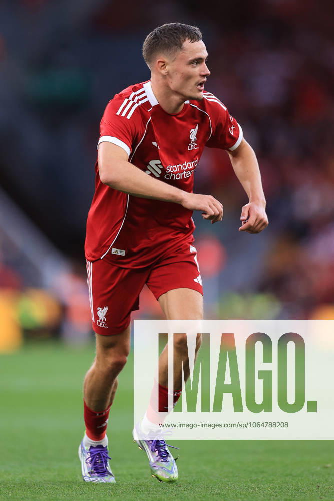 Fußball Vorsaison Freundschaftsspiel Liverpool gegen Athletic Bilbao 4. August 2025 Vorsaison Freundschaftsspiel Liverpool gegen Athletic Bilbao Florian Wirtz von Liverpool Foto Simon Stacpoole Abseits Liverpool UK