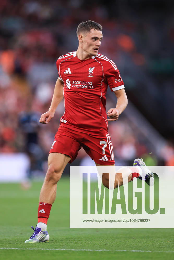 Fußball Vorsaison Freundschaftsspiel Liverpool gegen Athletic Bilbao 4. August 2025 Vorsaison Freundschaftsspiel Liverpool gegen Athletic Bilbao Florian Wirtz von Liverpool Foto Simon Stacpoole Abseits Liverpool UK