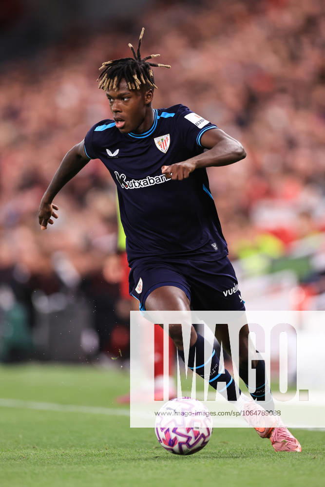 Fußball Vorsaison Freundschaftsspiel Liverpool v Athletic Bilbao 4. August 2025 Vorsaison Freundschaftsspiel Liverpool v Athletic Bilbao Nico Williams von Athletic Bilbao Foto Simon Stacpoole Abseits Liverpool UK