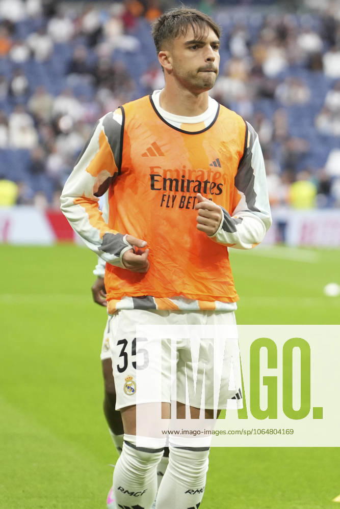 RAUL ASCENCIO of Real Madrid during the Spanish championship La Liga football match between Real Madrid CF and RC Celta on 4 May 2025 at Santiago Bernabeu stadium in Madrid, Spain Madrid spain - ZUMAl193 20250504_zsp_l193_331