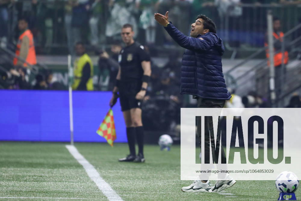 Palmeiras and Corinthians in the round of 16 of the Copa do Brasil Palmeiras coach, Abel Ferreira during the match against Corinthians in the second leg of the round of 16 of the Copa do Brasil, at Allianz Parque, west of Sao Paulo, this Wednesday, the 6th. SoO PAULO SoO PAULO BRAZIL