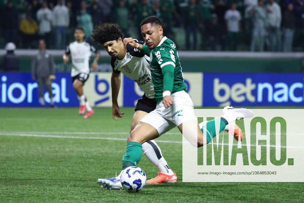 Palmeiras and Corinthians in the round of 16 of the Copa do Brasil Vitor Roque of Palmeiras during the match against Corinthians in the second leg of the round of 16 of the Copa do Brasil, at Allianz Parque, west of Sao Paulo, this Wednesday, the 6th SoO PAULO SoO PAULO BRAZIL