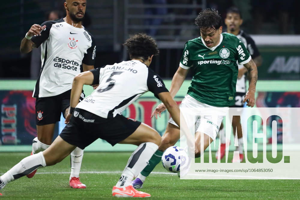 Palmeiras and Corinthians in the round of 16 of the Copa do Brasil Mauricio of Palmeiras during the match against Corinthians in the second leg of the round of 16 of the Copa do Brasil, at Allianz Parque, west of Sao Paulo, this Wednesday, the 6th. SoO PAULO SoO PAULO BRAZIL