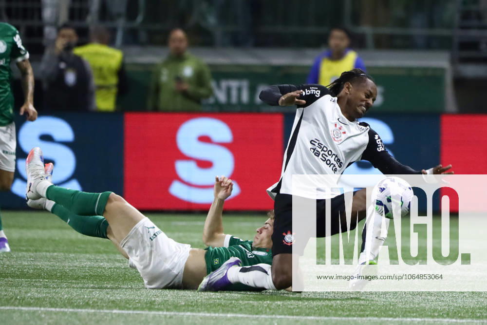 Palmeiras and Corinthians in the round of 16 of the Copa do Brasil Corinthians Carrillo during the match against Palmeiras in the second leg of the round of 16 of the Copa do Brasil, at Allianz Parque, west of Sao Paulo, this Wednesday, the 6th. SoO PAULO SoO PAULO BRAZIL