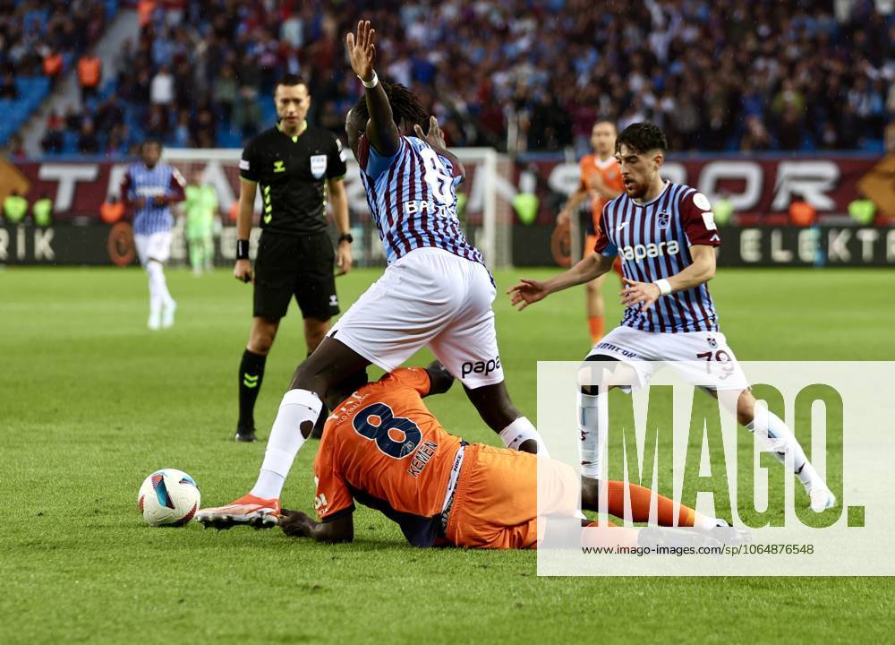 Trabzonspor v Basaksehir - Turkish Super Lig TRABZON, TURKIYE - OCTOBER 19: Batista Mendy of Trabzonspor in action during the Turkish Super Lig week 9th match between Trabzonspor and Basaksehir at Papara Park in Trabzon, Turkiye on October 19, 2024. Trabzon Turkey. Editorial use only. Please get in touch for any other usage.