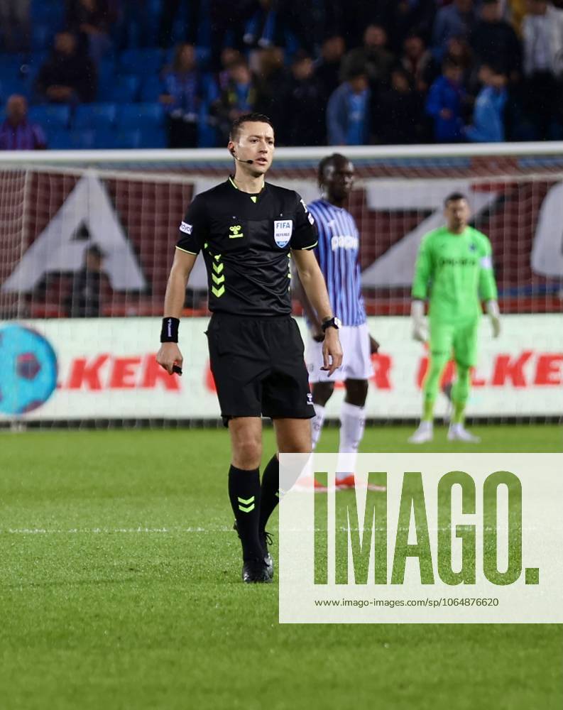 Trabzonspor v Basaksehir - Turkish Super Lig TRABZON, TURKIYE - OCTOBER 19: Referee Zorbey Kucuk is seen during the Turkish Super Lig week 9th match between Trabzonspor and Basaksehir at Papara Park in Trabzon, Turkiye on October 19, 2024. Trabzon Turkey. Editorial use only. Please get in touch for any other usage.
