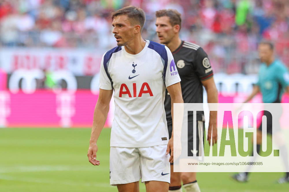 Joao Palhinha Tottenham Portrait, Portrait, Football Test Match FC Bayern Munich Tottenham Hotspur 07 08 2025 Allianz Arena PHOTO Mladen Lackovic LakoPress