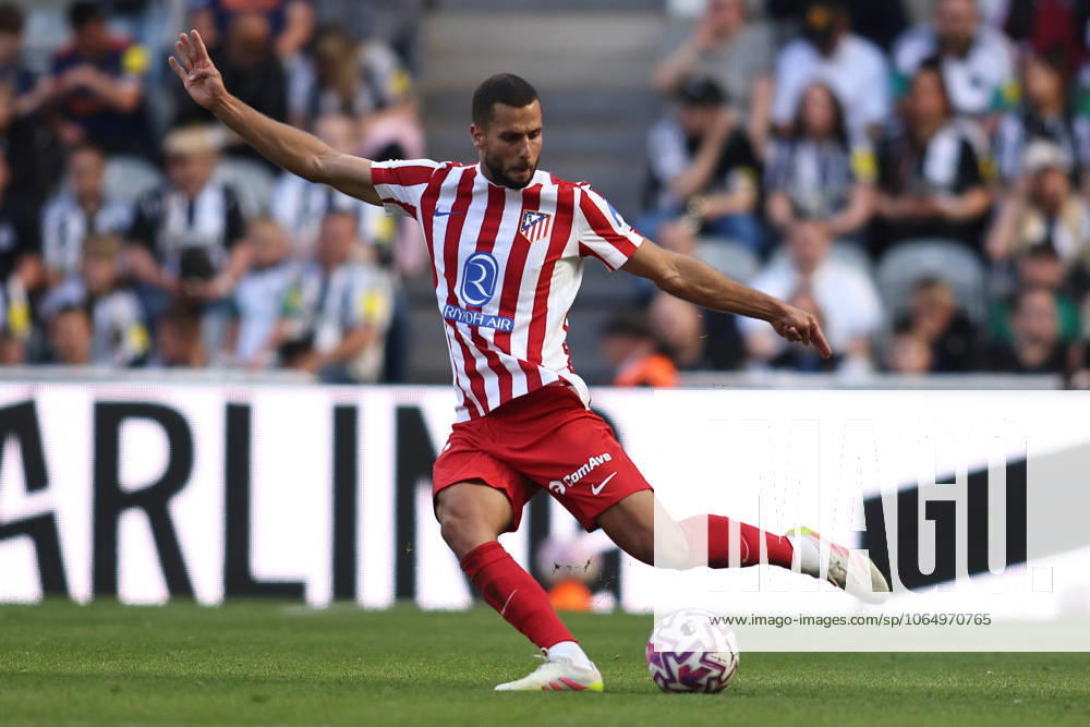 Newcastle United v Atletico Madrid - Pre-Season Friendly David Hancko of Atletico Madrid plays during the Sela Cup match between Newcastle United and Atletico Madrid at St. James s Park in Newcastle, on August 9, 2025. Newcastle Tyne and Wear United Kingdom
