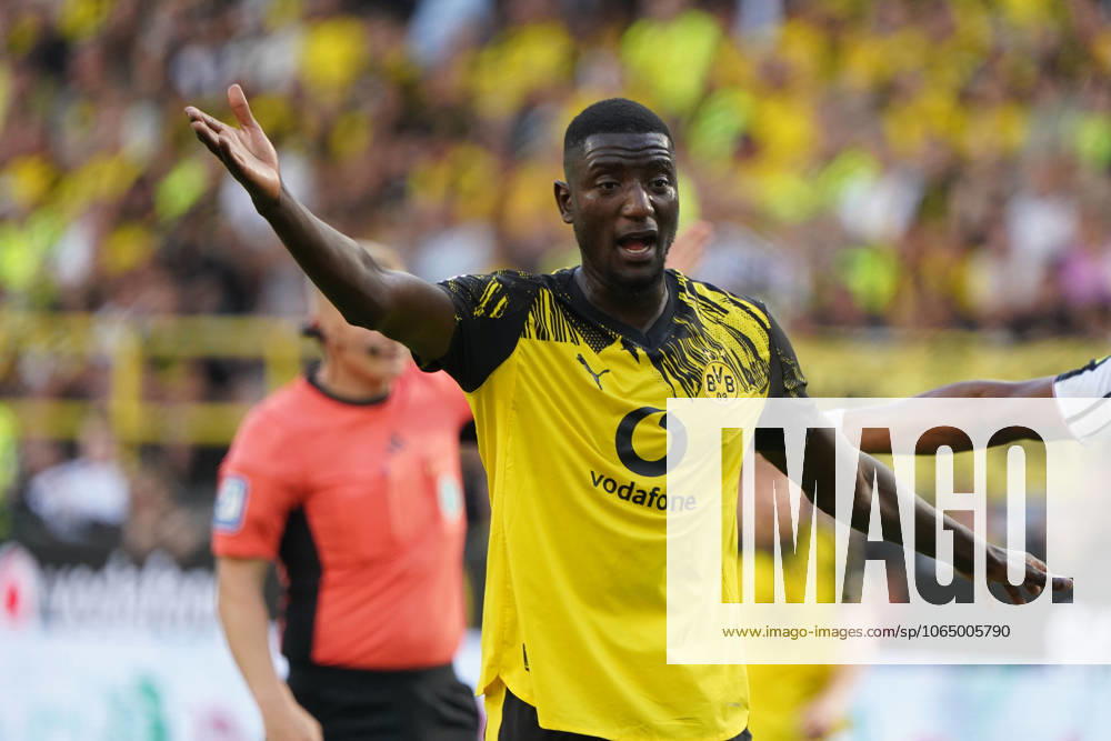 Football, Test match, Friendly match, Borussia Dortmund vs Juventus Turin 10 08 2025, Signal Iduna Park Dortmund Serhou Guirassy, BVB , Action, Single image