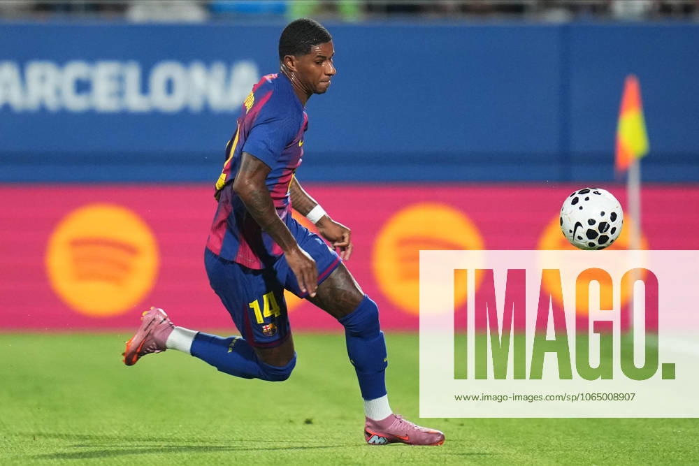 ESP: FC Barcelona, Barca v Como 1907. Joan Gamper Trophy Marcus Rashford of FC Barcelona during the Joian Gaper Trophy match between FC Barcelona and Como 1907 played at Johan Cruyff Stadium on August 10, 2025 in Barcelona, Spain. kpng