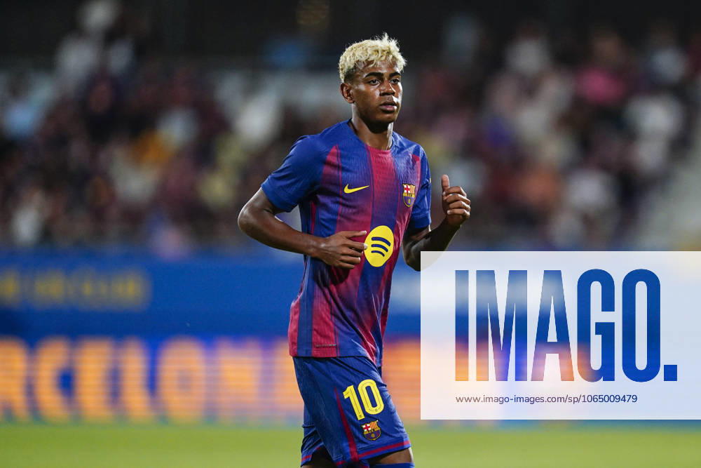 ESP: FC Barcelona, Barca v Como 1907. Joan Gamper Trophy Lamine Yamal of FC Barcelona during the Joian Gaper Trophy match between FC Barcelona and Como 1907 played at Johan Cruyff Stadium on August 10, 2025 in Barcelona, Spain. kpng