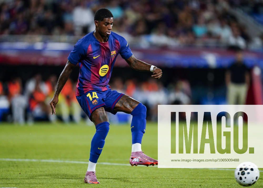 ESP: FC Barcelona, Barca v Como 1907. Joan Gamper Trophy Marcus Rashford of FC Barcelona during the Joian Gaper Trophy match between FC Barcelona and Como 1907 played at Johan Cruyff Stadium on August 10, 2025 in Barcelona, Spain. kpng