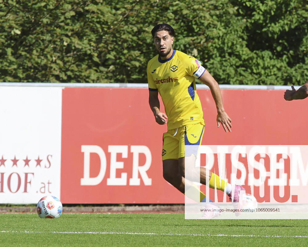 CALCIO - Amichevole - Hellas Verona FC vs St. Pauli Suat Serdar of Hellas Verona FC play the ball during St Pauli FC 1910 vs Hellas Verona FC, 5Â° Test Match, at Velly Arena in Imst (A), on August 09, 2025. Imst Austria