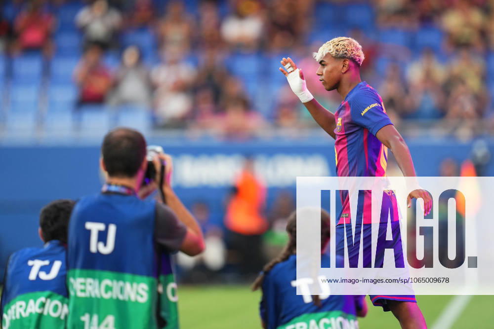 ESP: FC Barcelona, Barca v Como 1907. Joan Gamper Trophy Lamine Yamal of FC Barcelona during the Joian Gaper Trophy match between FC Barcelona and Como 1907 played at Johan Cruyff Stadium on August 10, 2025 in Barcelona, Spain. kpng