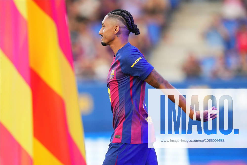 ESP: FC Barcelona, Barca v Como 1907. Joan Gamper Trophy Raphael Dias Belloli Raphinha of FC Barcelona during the Joian Gaper Trophy match between FC Barcelona and Como 1907 played at Johan Cruyff Stadium on August 10, 2025 in Barcelona, Spain. kpng