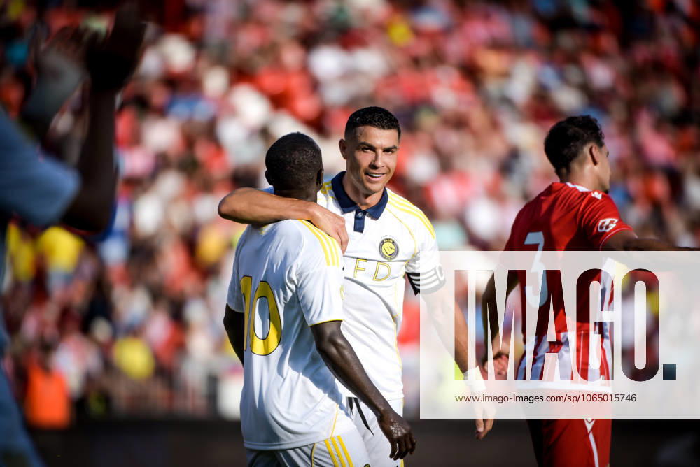 ESP: UD Almeria v Al Nassr - Friendly Match ALMERIA, SPAIN - AUGUST 10: Cristiano Ronaldo of Al Nassr during the match between UD Almeria and Al Nassr of friendly match on August 10, 2025 at Power Horse Stadium in Almeria, Spain. (Photo by Samuel Carreno) Almeria Andalucia Andalucia Spain