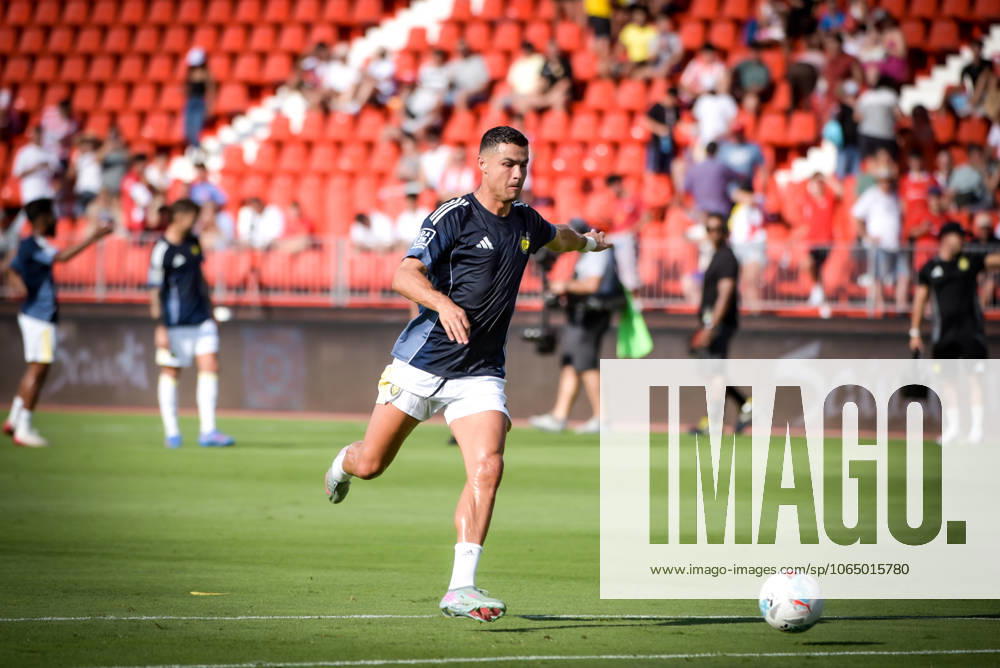 ESP: UD Almeria v Al Nassr - Friendly Match ALMERIA, SPAIN - AUGUST 10: Cristiano Ronaldo of Al Nassr during the match between UD Almeria and Al Nassr of friendly match on August 10, 2025 at Power Horse Stadium in Almeria, Spain. (Photo by Samuel Carreno) Almeria Andalucia Andalucia Spain