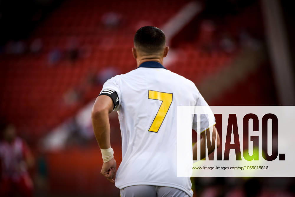 ESP: UD Almeria v Al Nassr - Friendly Match ALMERIA, SPAIN - AUGUST 10: Cristiano Ronaldo of Al Nassr during the match between UD Almeria and Al Nassr of friendly match on August 10, 2025 at Power Horse Stadium in Almeria, Spain. (Photo by Samuel Carreno) Almeria Andalucia Andalucia Spain