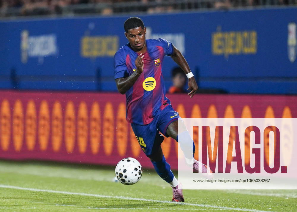 ESP: FC Barcelona, Barca v Como 1907. Joan Gamper Trophy Marcus Rashford of FC Barcelona during the Joian Gaper Trophy match between FC Barcelona and Como 1907 played at Johan Cruyff Stadium on August 10, 2025 in Barcelona, Spain. kpng
