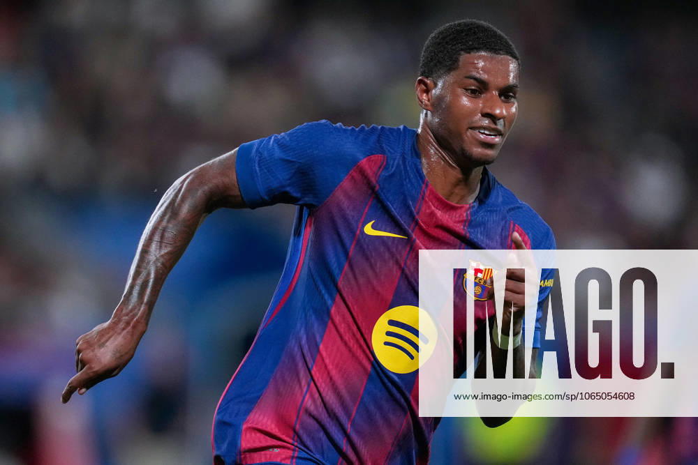 ESP: FC Barcelona, Barca v Como 1907. Joan Gamper Trophy Marcus Rashford of FC Barcelona during the Joian Gaper Trophy match between FC Barcelona and Como 1907 played at Johan Cruyff Stadium on August 10, 2025 in Barcelona, Spain. kpng