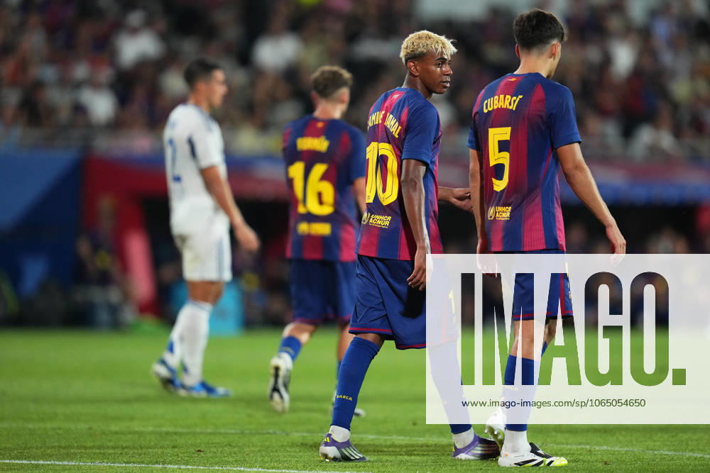 ESP: FC Barcelona, Barca v Como 1907. Joan Gamper Trophy Lamine Yamal of FC Barcelona during the Joian Gaper Trophy match between FC Barcelona and Como 1907 played at Johan Cruyff Stadium on August 10, 2025 in Barcelona, Spain. kpng