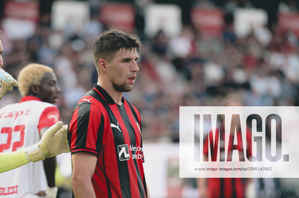 FC Midtjylland v Frederikstad - Europa League qualification Herning, Denmark - August 15: Adam Gabriel of FC Midtjylland during a Europa League qualification match against Fredrikstad at MCH Arena Herning MCH Arena Denmark