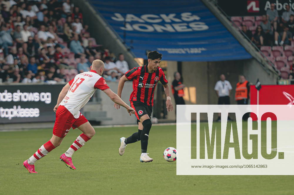 FC Midtjylland v Frederikstad - Europa League qualification Herning, Denmark - August 15: Dario Osorio of FC Midtjylland during a Europa League qualification match against Fredrikstad at MCH Arena Herning MCH Arena Denmark