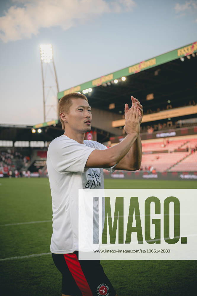 FC Midtjylland v Frederikstad - Europa League qualification Herning, Denmark - August 15: Gue-Sung Cho of FC Midtjylland during a Europa League qualification match against Fredrikstad at MCH Arena Herning MCH Arena Denmark