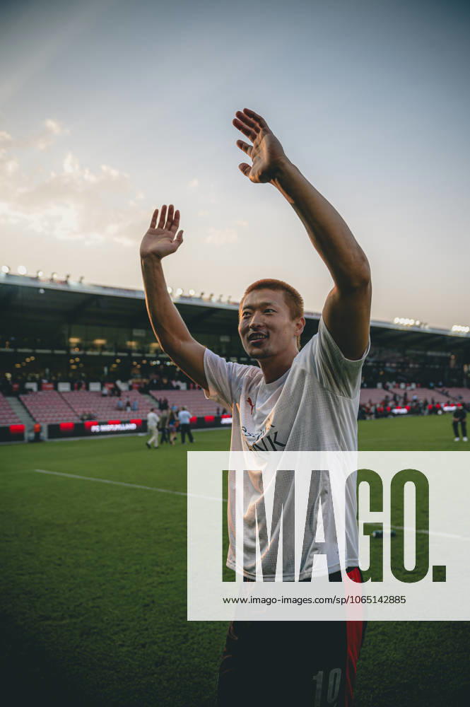 FC Midtjylland v Frederikstad - Europa League qualification Herning, Denmark - August 15: Gue-Sung Cho of FC Midtjylland during a Europa League qualification match against Fredrikstad at MCH Arena Herning MCH Arena Denmark