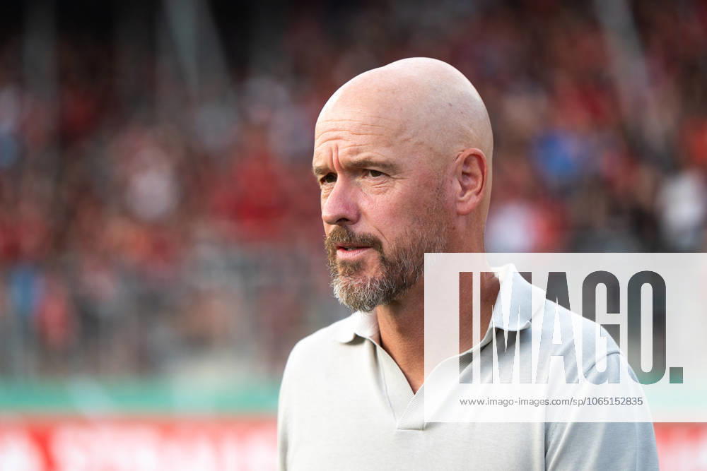 Erik ten Hag Bayer Leverkusen, Trainer , GER, SG Sonnenhof Großaspach vs Bayer 04 Leverkusen, Fußball Herren DFB Pokal, 1 Runde, Saison 2025 2026, 15 08 2025 DFB regulations prohibit any use of photographs as image sequences and or quasi video GER, SG Sonnenhof Großaspach vs Bayer 04 Leverkusen, Fußball Herren DFB Pokal, 1 Runde, Saison 2025 2026, 15 08 2025 Aspach