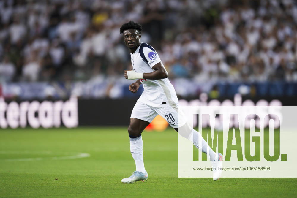 Paris Saint-Germain FC v Tottenham Hotspur FC - UEFA Super Cup Mohammed Kudus of Tottenham Hotspur FC runs during the UEFA Super Cup 2025 football match between Paris Saint-Germain FC and Tottenham Hotspur FC. Udine Italy