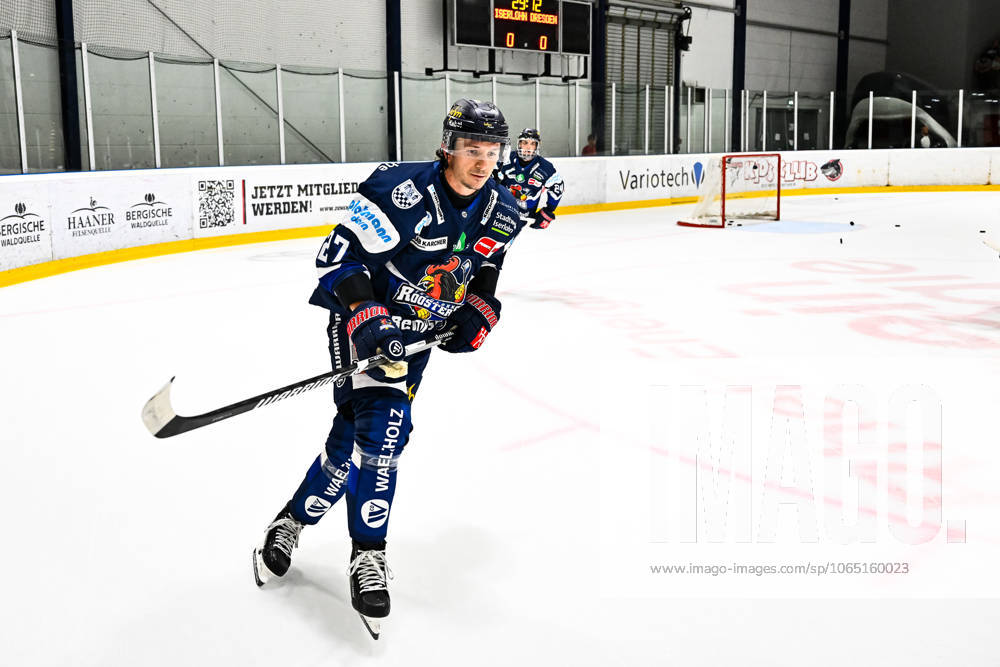 Christian Thomas Iserlohn Roosters, 27 , GER, Iserlohn Roosters vs Dresdner Eisloewen, ice hockey, Penny DEL, test match, 2025 2026 season, 15 08 2025, GER, Iserlohn Roosters vs Dresdner Eislöwen, ice hockey, Penny DEL, test match, 2025 2026 season, 15 08 2025 Cologne