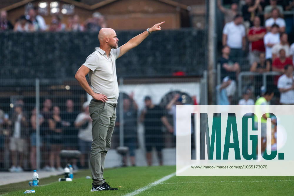 Erik ten Hag Bayer Leverkusen, Trainer , GER, SG Sonnenhof Großaspach vs Bayer 04 Leverkusen, Fußball Herren DFB Pokal, 1 Runde, Saison 2025 2026, 15 08 2025 DFB regulations prohibit any use of photographs as image sequences and or quasi video GER, SG Sonnenhof Großaspach vs Bayer 04 Leverkusen, Fußball Herren DFB Pokal, 1 Runde, Saison 2025 2026, 15 08 2025 Aspach