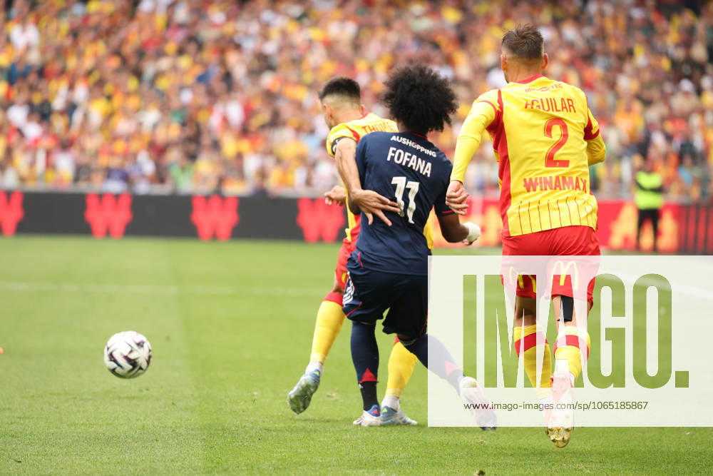 Malik FOFANA (Olympique Lyonnais) lors du match RC Lens vs Olympique Lyonnais, Ligue 1 J1, stade Bollaert-Delelis, le 16 août 2025 - photo Laurent Sanson PsnewZ