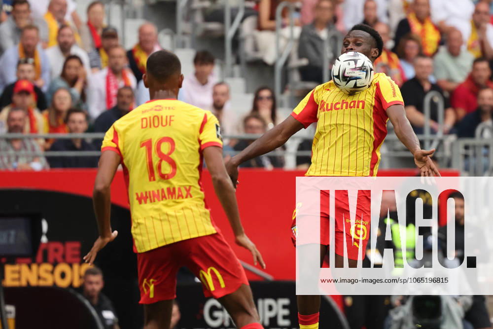 Samson BAIDOO (RC Lens) lors du match RC Lens vs Olympique Lyonnais, Ligue 1 J1, stade Bollaert-Delelis, le 16 août 2025 - photo Laurent Sanson PsnewZ