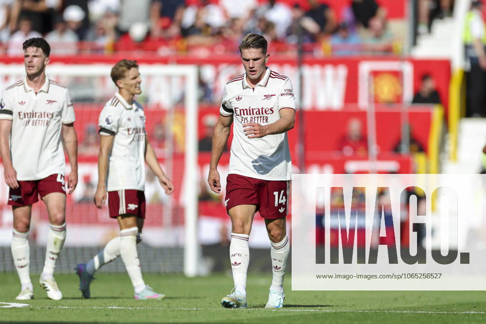 Viktor Gyökeres of Arsenal looks dejected during the Premier League football match between Manchester United and Arsenal on August 17, 2025 in Manchester Photo Phil Duncan BILDBYRAN kod XY XY0069 fotboll football soccer fotball premier league manchester united arsenal bbeng depp