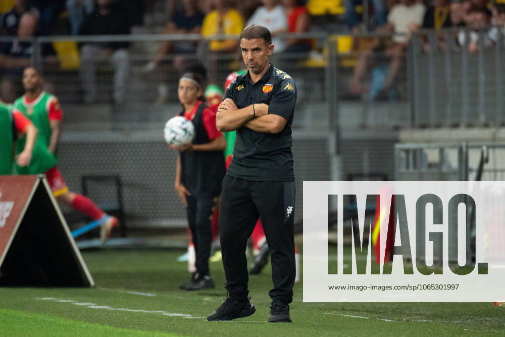 Patrick Videira ( coach Le Mans ) during the Ligue 2 match between Le Mans FC and Montpellier HSC at MMArena on August 18 , 2025 in Le Mans, France. ( Photo by Dante Badano PsnewZ ) -