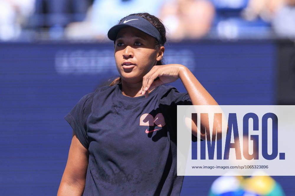 Naomi Osaka (in photo) and Gael Monfils during a mix doubles match against Caty McNally and Lorenzo Musetti at the 2025 US Open at USTA Billie Jean King National Tennis Center on Tuesday August 19, 2025 in the Flushing neighborhood of the Queens borough of New York City. JAVIER ROJAS PI Flushing Meadows USA - ZUMAp124 20250819_zaa_p124_010