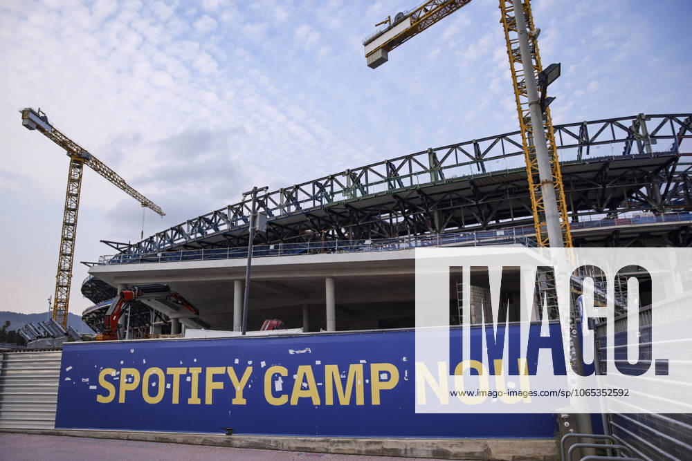 Construction Work Spotify Camp Nou Stadium Construction work on the new Spotify Camp Nou soccer stadium, on August 20, 2025, in Barcelona, Catalonia, Spain. Barcelona Spain