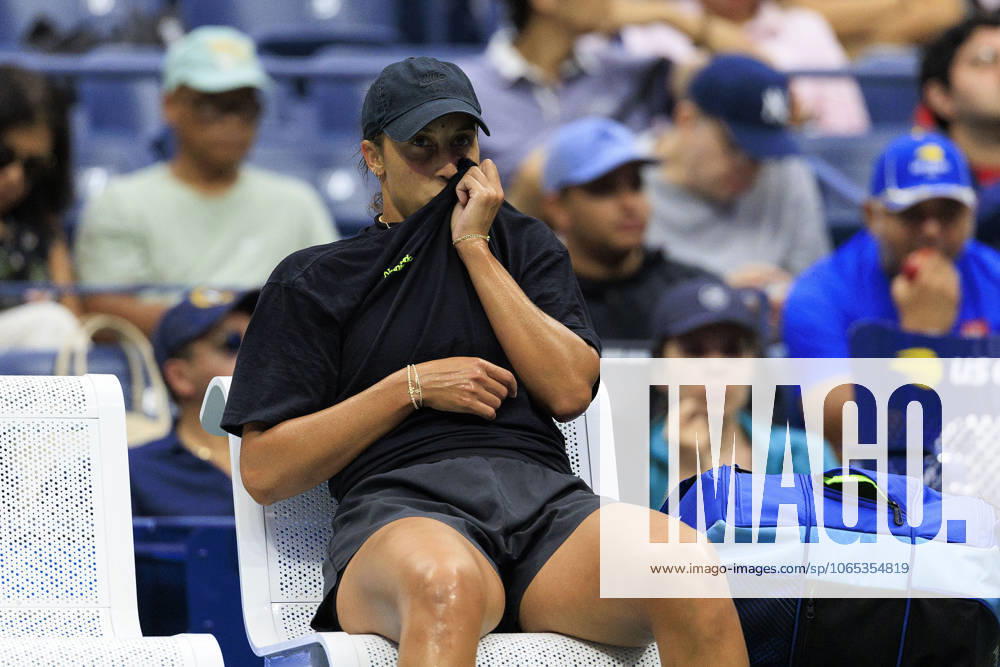 Madison Keys during her practice with Jessica Pegula at the 2025 US Open at USTA Billie Jean King National Tennis Center on Wednesday August 20, 2025 in the Flushing neighborhood of the Queens borough of New York City. JAVIER ROJAS PI Flushing Meadows USA - ZUMAp124 20250820_zaa_p124_030